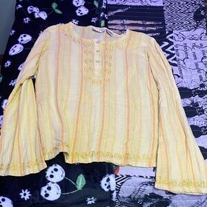 Funky People Sunburst Striped Blouse